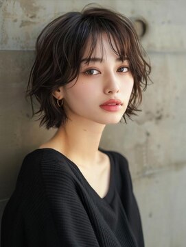 アルトリスト(Altruist Aging×HAIR&SPA) ★暗めカラーグランマッシュフェイスフレーミングデザインカラー