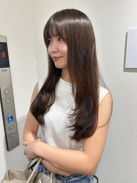 アール 横浜(R) 〈MAKI〉ナチュラルレイヤー×ショコラブラウン