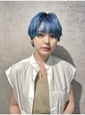 《shii../内城》#ウルフ女子 #ハイトーンカラー