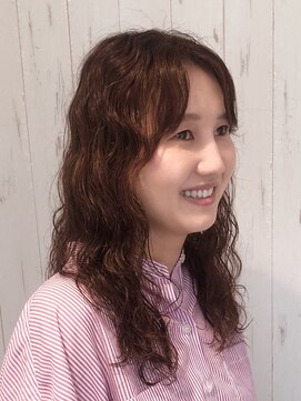 ヘアサロン コレハ(hair salon CoReha) 【ふわふわパーマ×ピンクベージュカラー】佐野