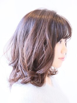 イマージュヌフ(image neuf)の写真/年齢と共に気になる白髪も自分らしく、透明感のある髪色に♪［白髪染め/白髪ぼかし/ハイライト］