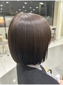 切りっぱなしボブ