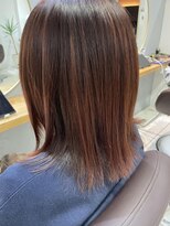 エピ(epi)&nbsp;ハイライトで大人オレンジカラー