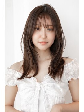 イルハバナ 渋谷(ill HAVANA) イメチェン レイヤーカット フルバング 小顔 大人かわいい