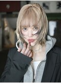 ベージュエンドカラー/ダブルカラー/ブリーチ/ハイトーン