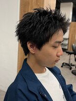 エルマーク 京都河原町(L-MARK) スパイキーショートザクザクショートアップバングツーブロック