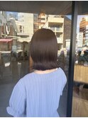 ぱつっとボブ/グレージュ/イルミナ