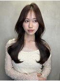 韓国大宮顔まわりくびれレイヤーハッシュカット