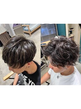 池袋東口5分★【メンズカット+シャンプー￥5000／メンズカット+デザインパーマ￥12000】