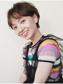 〈m30〉大人ショートハイライト髪質改善キッズカット前髪30代40