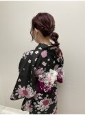 編みおろし浴衣セット