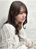 【li'a】ツヤカラー × 顔周りカット