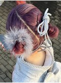 シープヘア　アレンジ　ヘアセット