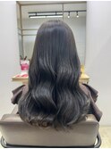 ブリーチ無しオリーブカラー×ヨシンモリ巻き