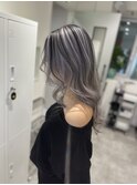 ハイライトバレイヤージュダブルカラーケアブリーチ20代30代40代