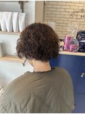 ウェーブパーマ/癖を活かしたパーマ/ココアベージュ/南越谷