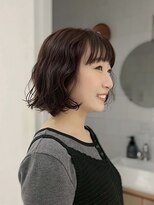 マッシュ 天王寺あべの(MASHU)&nbsp;ボブパーマ×チョコレートブラウン【天王寺／阿倍野】