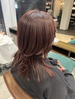 ロマーノ(ROMANO)&nbsp;【ROMANO】オレンジブラウン×レイヤーカット