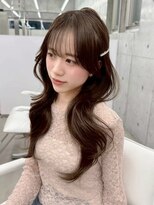 フォンズ(FONS)&nbsp;ショコラグレージュ　シースルー前髪　2way前髪