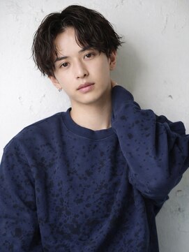 メンズヘア専門MA-IKI本厚木髪と頭皮改善サロン【4月16日 NEWOPEN(予定)】 フェザーパーマニュアンスパーマナチュラルセンターパート本厚木