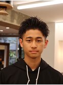 MEN’S/サーフカール/刈り上げセンターパート/表参道駅/青山 