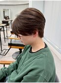 韓国マッシュ センターパートフェザーパーマ MEN’S HAIR
