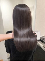 エイム ヘア リンク 長津田店(eim hair rink)&nbsp;縮毛矯正/透明感☆グレージュ/艶ストレート【長津田/髪質改善】