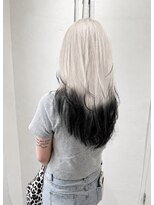 ミュー(Mu)&nbsp;グラデーション　ホワイト　ブラック