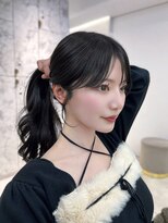 エトワ 新宿店(ETOWA) 【前髪】結んでも可愛い似合わせアイドル風顔周りカット