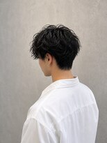 メンズサロン ルーブ 新潟(メンズサロンLOOB)&nbsp;刈り上げセンターパートフェザーパーマツーブロックメンズカット