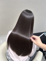 ミヨン 京橋店(miyon) 韓国レイヤーカット×暗髪カラー×髪質改善