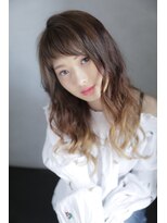 アマンヘアーサウス 吉祥寺南口店(Aman hair-s) グラデーションカラーXグラマラス カール【Aman hair】吉祥寺