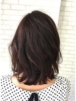 アヴェク トワ(avec toi)&nbsp;鎖骨下ボブ×ラベンダーアッシュ