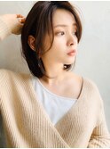 「The C 橋本店」小顔になる耳かけレイヤーカット・長め前髪