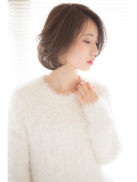 ヘアーニコル(hair nicole) 柔らかグレージュボブ