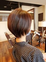 コティエ(cottie)&nbsp;【お客様フォト】ショートヘアでも自然な内巻き特殊縮毛矯正