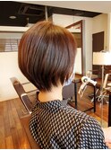 【お客様フォト】ショートヘアでも自然な内巻き特殊縮毛矯正