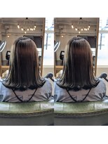 ヘアーサロン リバース(Hair Salon Rebirth)&nbsp;【防府/Rebirth】グレー×ダークブルー