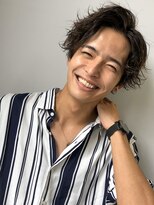 ラルユー 金山(LallYou)&nbsp;無造作パーマ/ツーブロック/韓流マッシュ/かき上げ