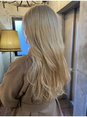 blond long hair
