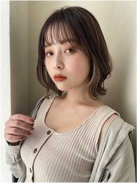 ロンド ラマ 岐阜(Lond bla-ma) 【Lond bla-ma】くびれボブインナーカラー