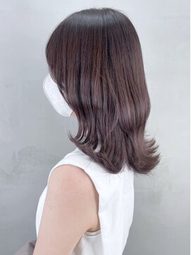 アイティーバイアルバム 下北沢店(IT by ALBUM) ラベンダーグレージュ_ショコラベージュボブルフ_ba348951