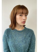 シゼン(shizen) ハイトーンカラーの外ハネボブ