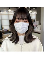 ザシー オモテサンドウ(The C)&nbsp;★20代30代40代◎ 小顔ヘア インナーカラー イヤリングカラー