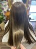 30代までのリピーター様INOAオイルカラー+カット+髪質改善トリートメント