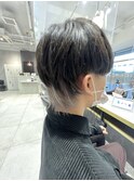 ウルフカット×インナーカラー