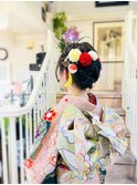 シニヨンヘア