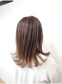 【I'B】20代30代◎バレイヤージュ×ナチュラルベージュ