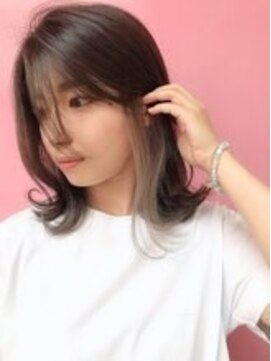 ランプ ヘアー(lamp hair) 【lamp斉藤】インナー×ホワイトベージュ