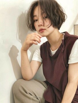 エムスラッシュ たまプラーザ(M.SLASH) ■アンニュイ無造作パーマひし形小顔グラボブたまプラーザ1-3★